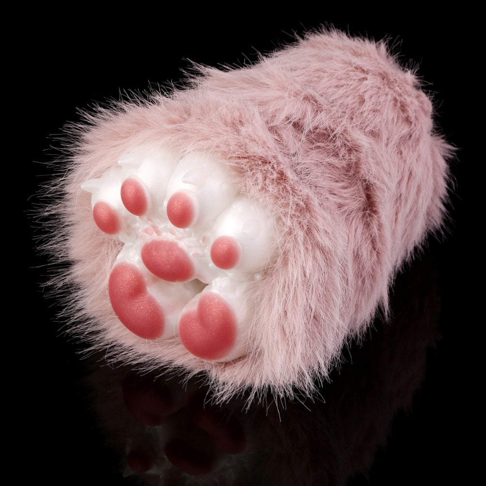 Fantasy Cat Paw Animal Pussies Furry Sex Doll - Male Plush Silicone Penis Masturbation Cup Xoxomoving