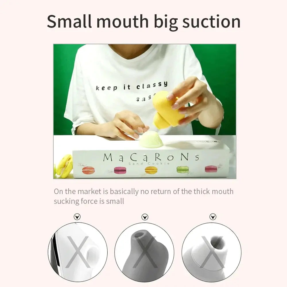 Xoxomoving Clitoris Stimulator - Compact Suction Vibrator for Women, Intimate Toy Xoxomoving