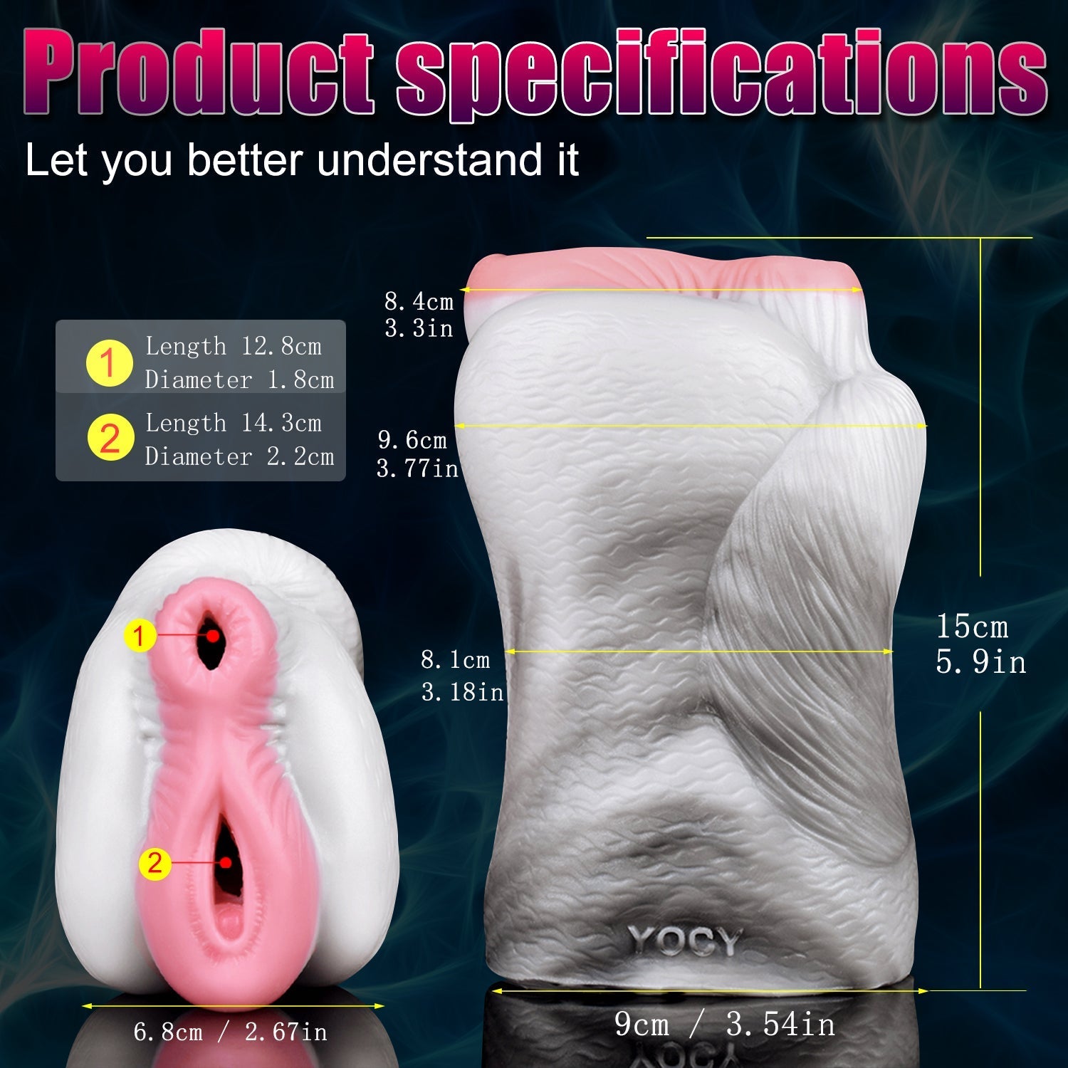 Fantasy Horse Pocket Pussy Male Sex Toy - Pink Vagina Dual Hole Penis Masturbator Xoxomoving