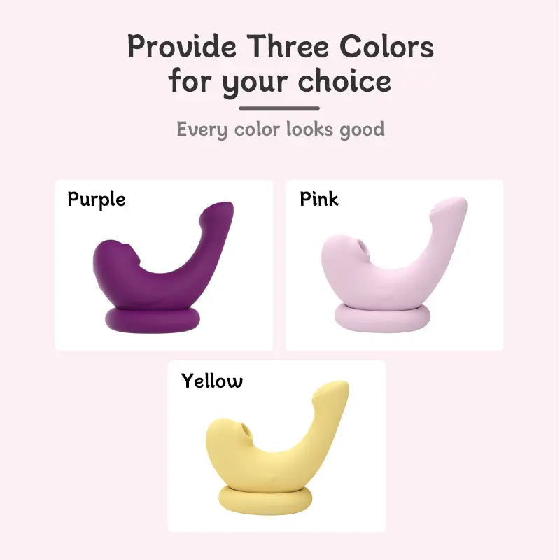 Xoxomoving 5-Frequency Vibrator for Women - Compact Suction Seal Toy Xoxomoving