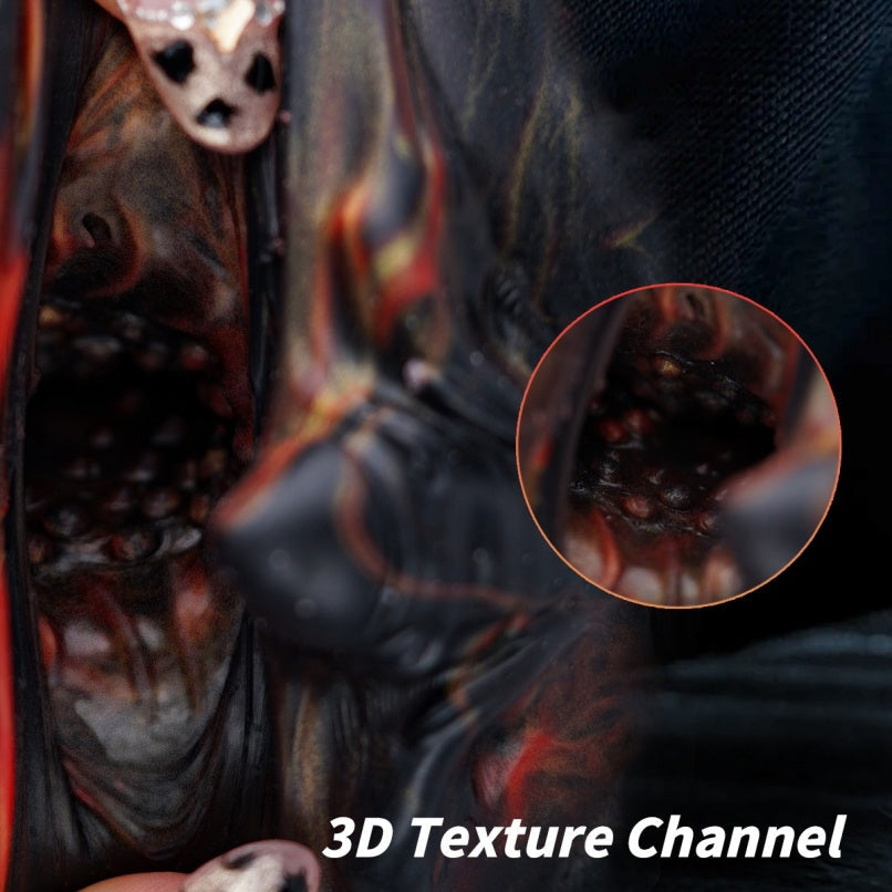 Fantasy Silicone Dragon Head Masturbator-Oral Sex Simulator & Pocket Pussy Xoxomoving