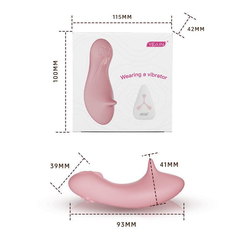Wearable Vibrating Masturbator with Remote Control for Women - Xoxomoving Xoxomoving