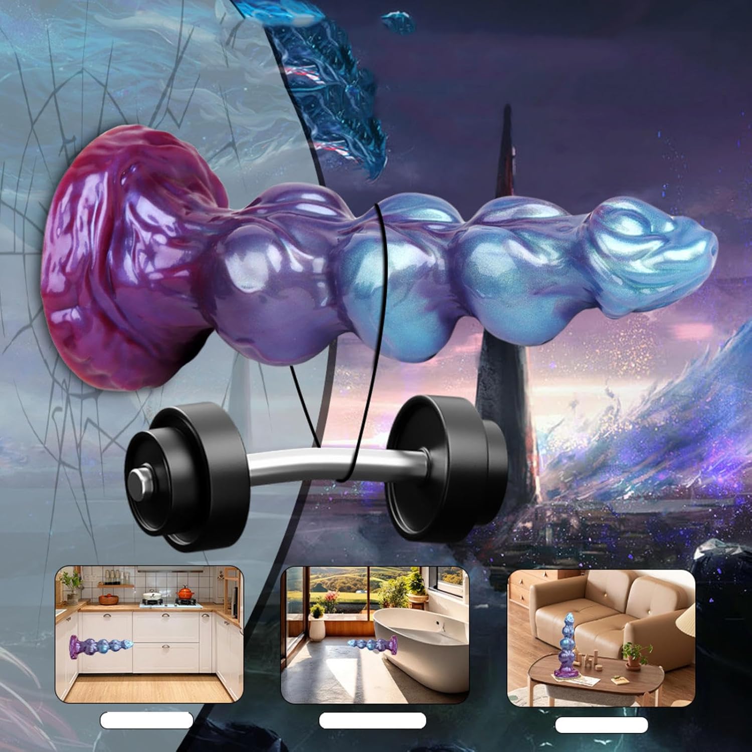Alien Dog Cock Knot Anal Dildo Xoxomoving
