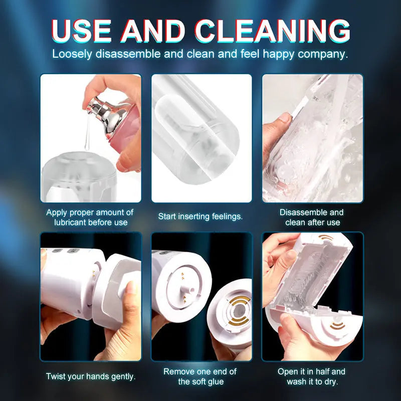 Interactive Juicing Blowjob Masturbator for Men - Xoxomoving Xoxomoving