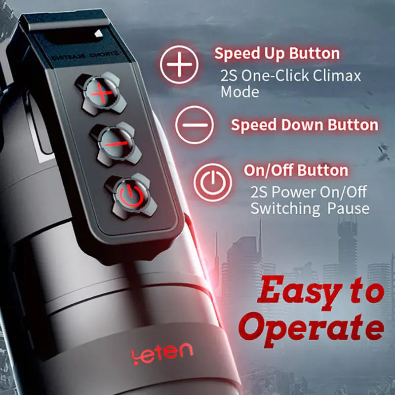 xoxomoving Grenade - Male Masturbator with App Remote Control & Strong Shock Feature Xoxomoving