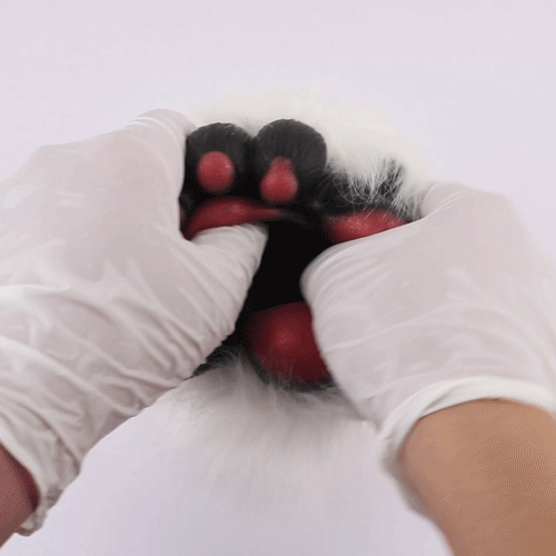 Bear Paw Fantasy Pocket Pussy - Realistic Furry Animal Pussies Detachable Hair Penis Masturbator Domlust