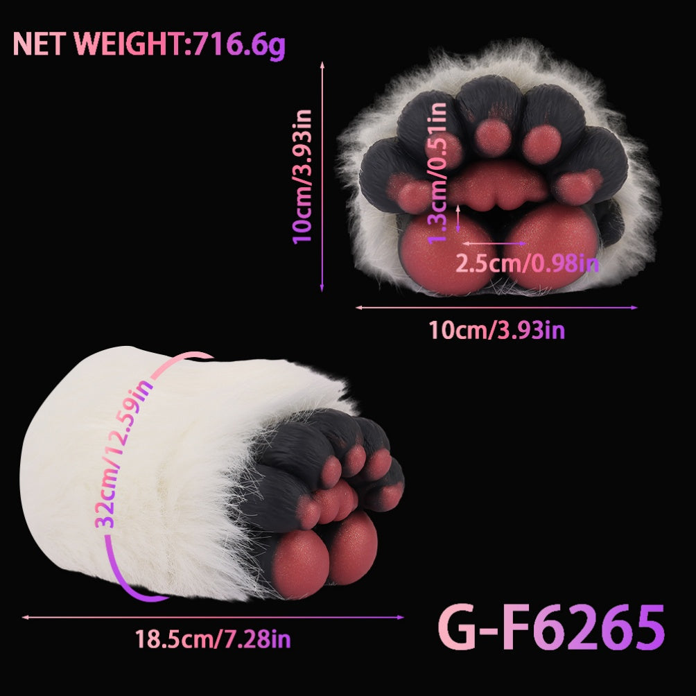 Bear Paw Fantasy Pocket Pussy - Realistic Furry Animal Pussies Detachable Hair Penis Masturbator Xoxomoving