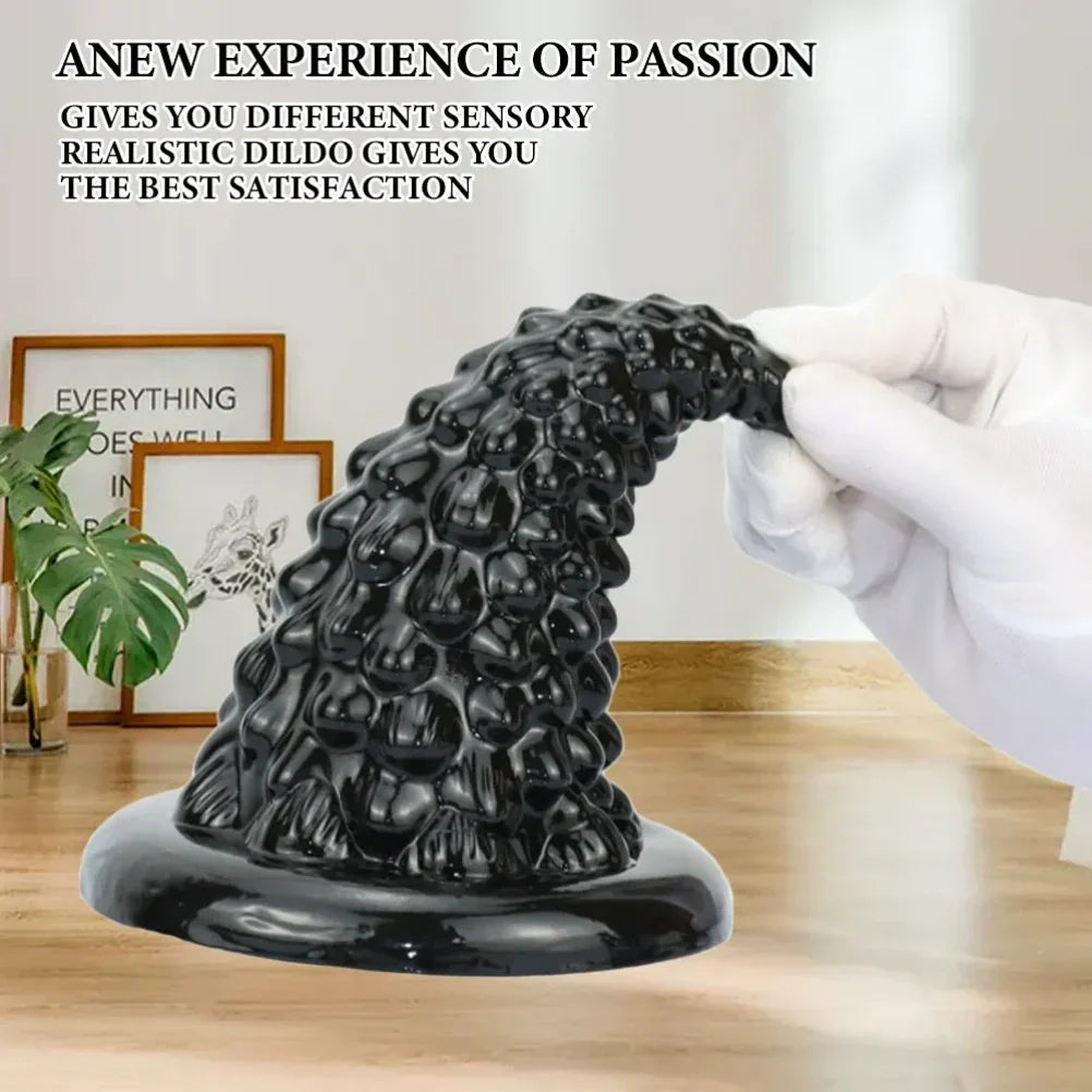 Cone Spiked Anal Dildo 7.8 Inches Xoxomoving
