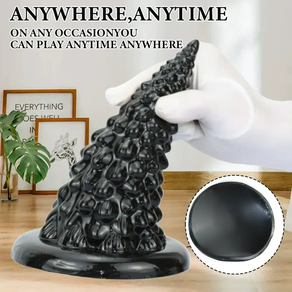 Cone Spiked Anal Dildo 7.8 Inches Xoxomoving