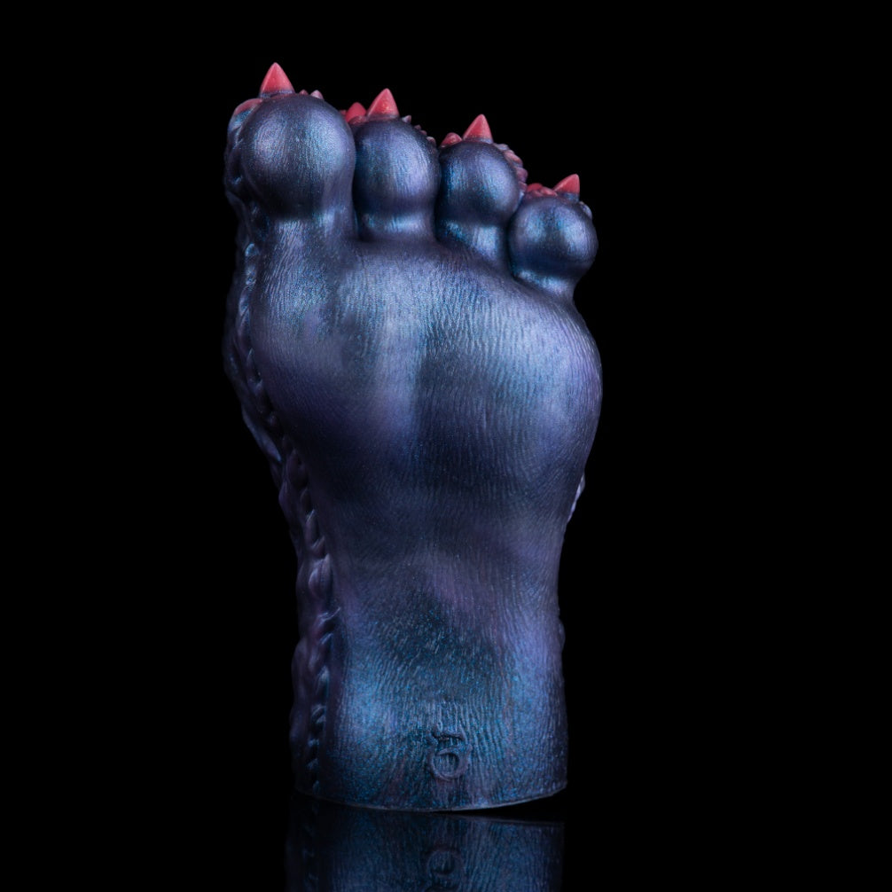 Fantasy Demon Double-Foot Silicone Pocket Pussy – Hidden Channel Masturbator with Furry Texture & Claws Xoxomoving