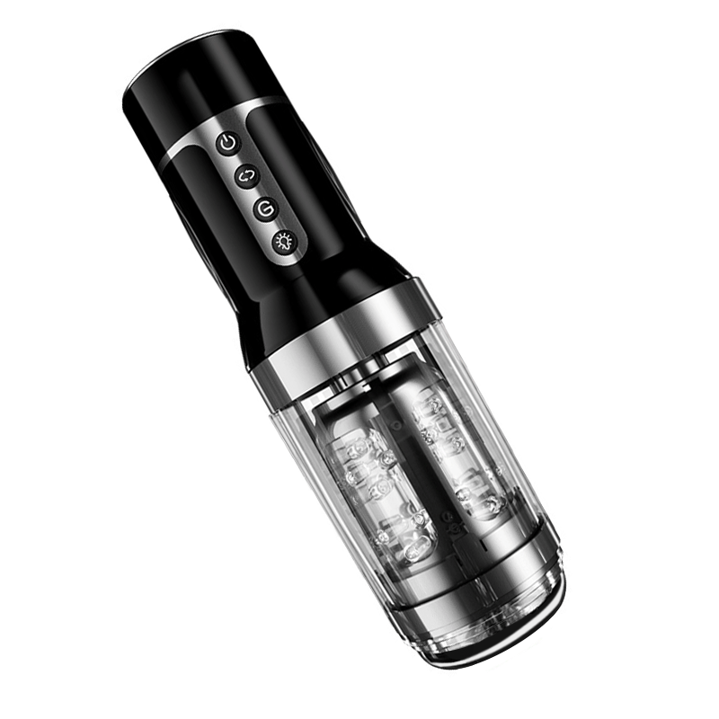 Xoxomoving Automatic Thrusting Male Masturbator - Compact, Discreet Design Xoxomoving