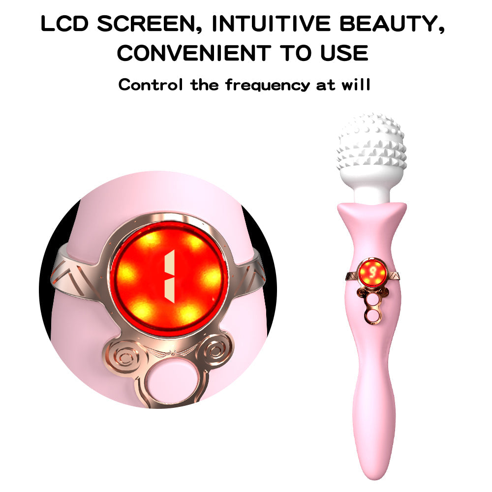 Xoxomoving Dual-Head Magic Massage Wand, Multi-Speed AV Vibrator Xoxomoving