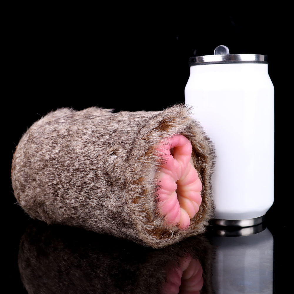 Lifelike Lion Pussy Male Masturbator - Realistic Furry Vagina Penis Masturbatiion Sex Toy Xoxomoving
