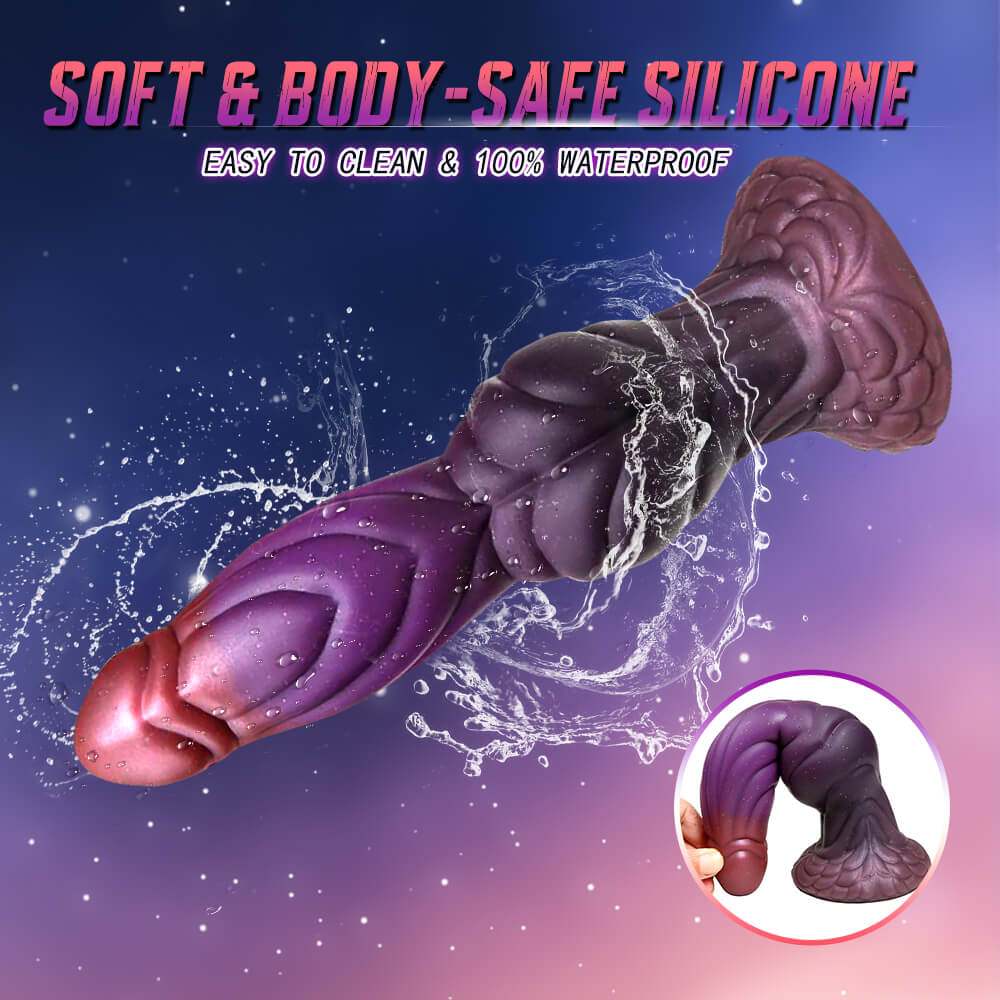 9 Inch Silicone Fantasy Alien Dog Dildo Xoxomoving