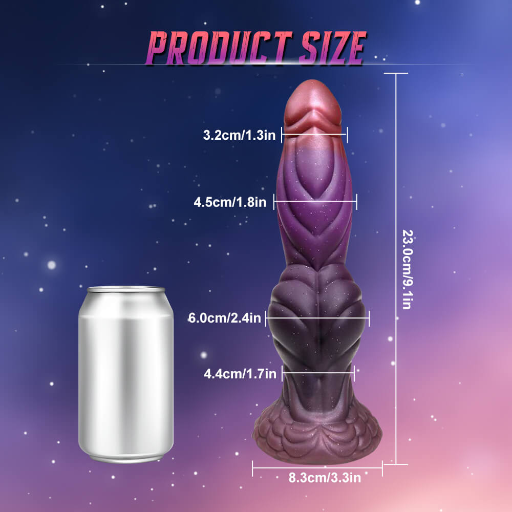 9 Inch Silicone Fantasy Alien Dog Dildo Xoxomoving