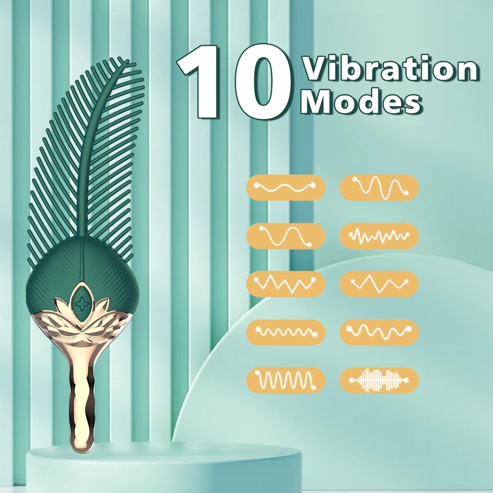 Feather Flirt Vibrator Xoxomoving
