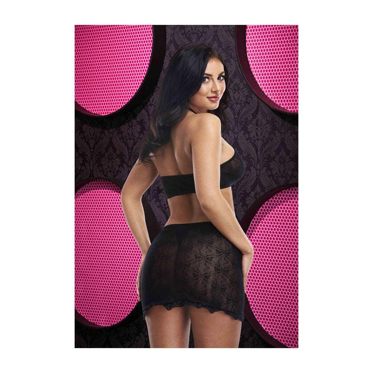 Jacquard Crop Skirt Set Xoxomoving