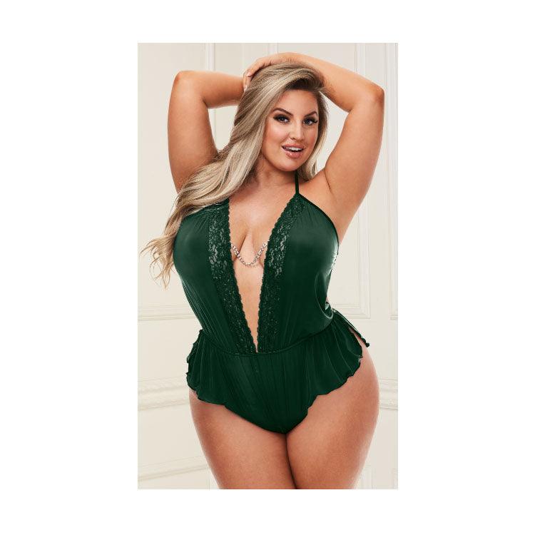 Sexy Satin Teddy Xoxomoving