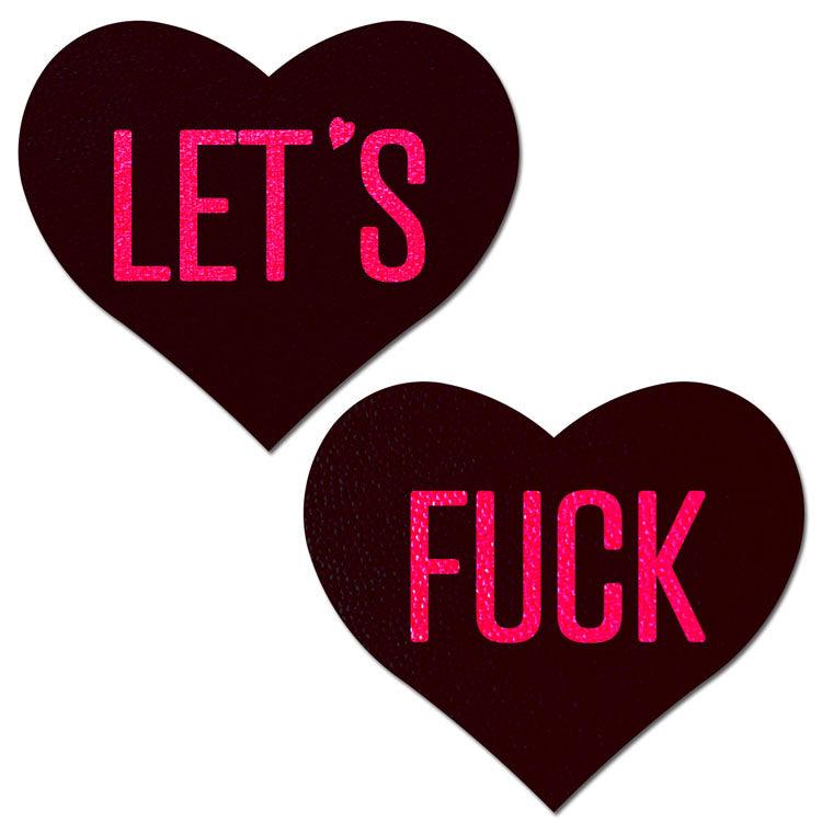 Let's F*ck Heart Pasties Xoxomoving