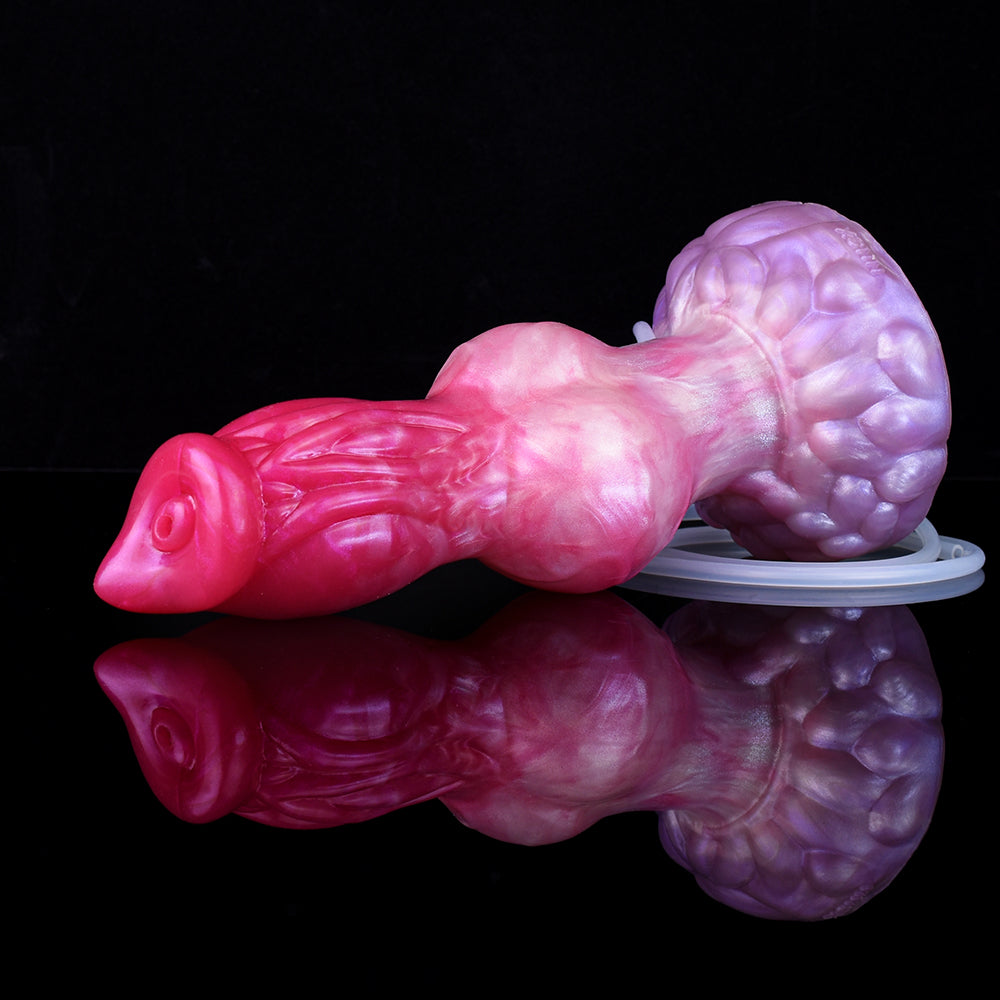 8 Inch Silicone Monster Dog Squirting Dildo Xoxomoving