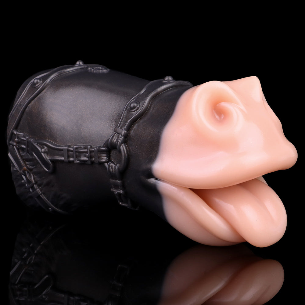 Realistic Horse Mouth Pocket Pussy Masturbator - Fantasy Animal Oral Sex Penis Massage Xoxomoving