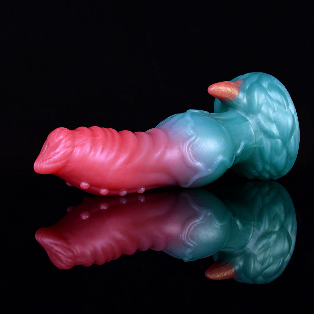 7 Inch Silicone Knot Dog Spiked Dildo Xoxomoving