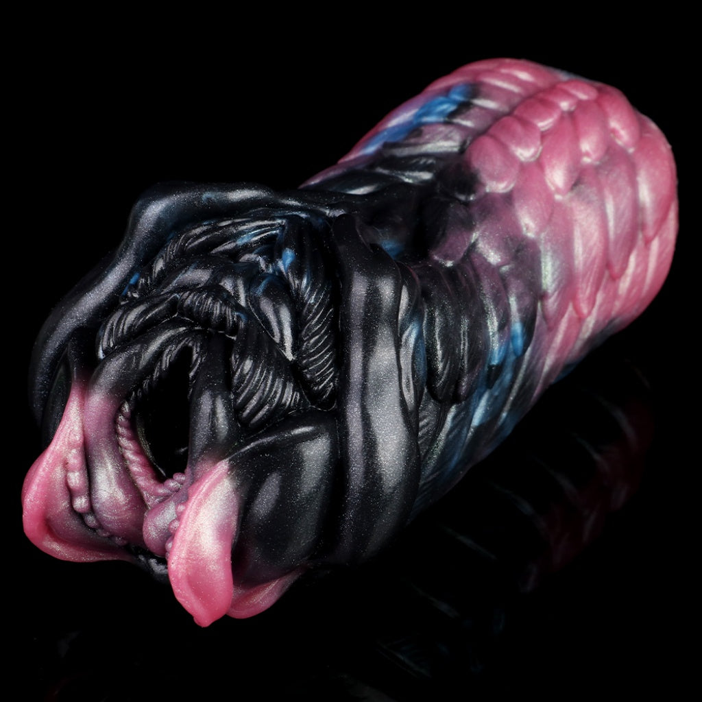 Fantasy Wolf Pussy Pocket Masturbator - Silicone Penis Blowjob Mini Sex Doll Xoxomoving