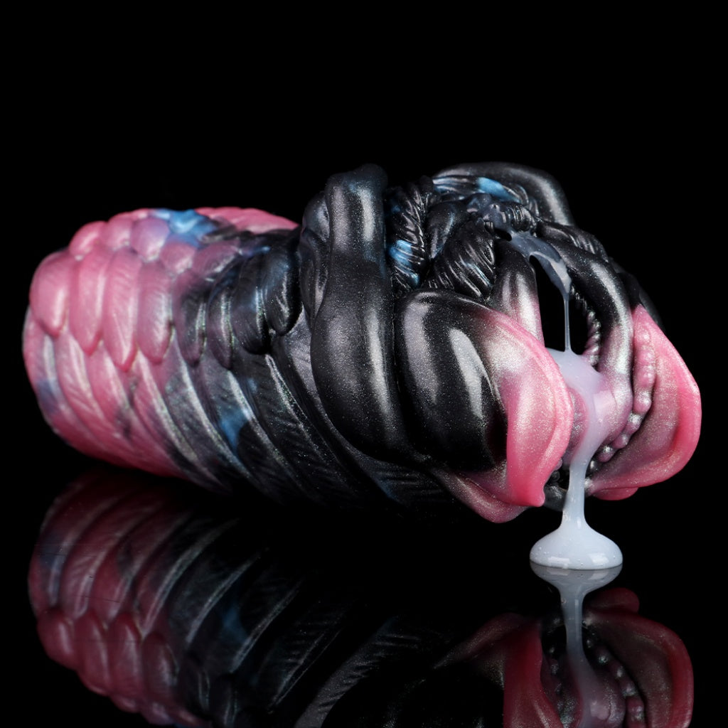 Fantasy Wolf Pussy Pocket Masturbator - Silicone Penis Blowjob Mini Sex Doll Xoxomoving