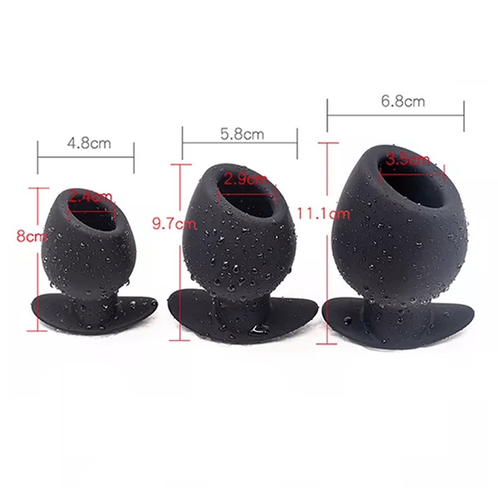 Angled Hollow Butt Plug Xoxomoving