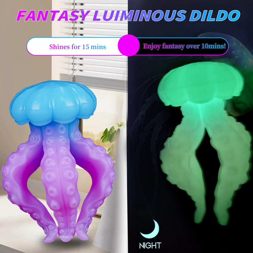 Aurellia - Jellyfish Fantasy Anal Plug - Glow in The Dark Tentacle Toy