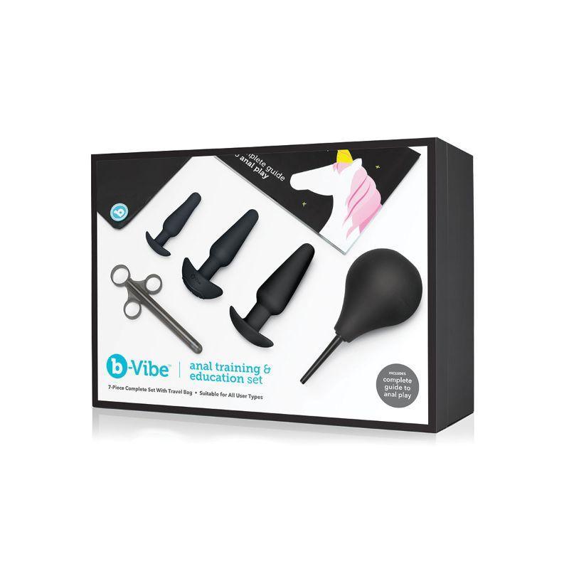 b-Vibe Anal Training and Education Set - Black - Xoxomoving