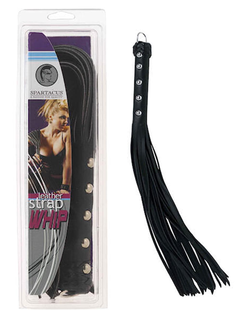 Spartacus Leather Strap Whip 20" Xoxomoving