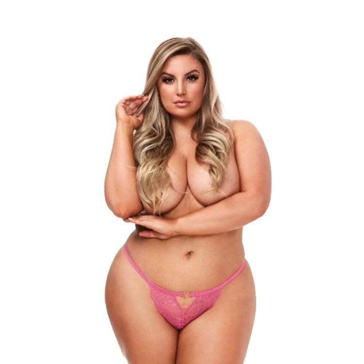 Baci Crotchless Lace Panty Xoxomoving