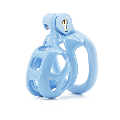 Blue Cobra Chastity Cage - Nub Xoxomoving