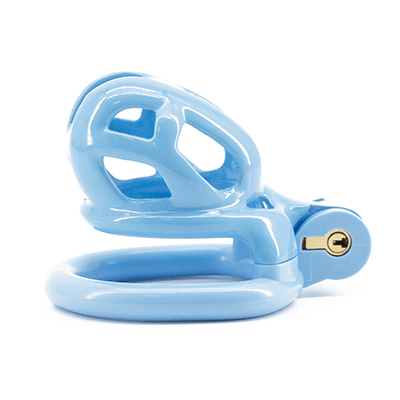 Blue Cobra Chastity Cage - Nub Xoxomoving