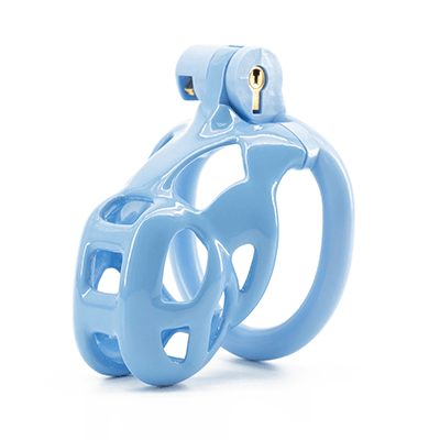 Blue Cobra Chastity Cage - Small Xoxomoving