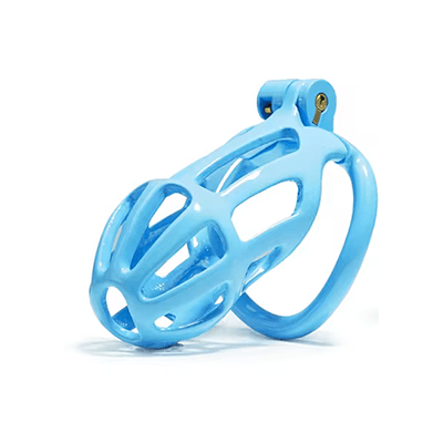 Blue Python Chastity Cage - Standard Xoxomoving