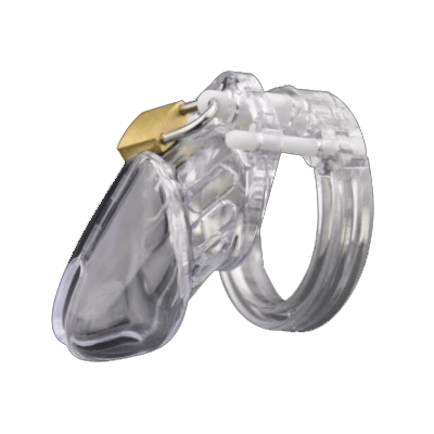 Clear Resin Chastity Cage Xoxomoving