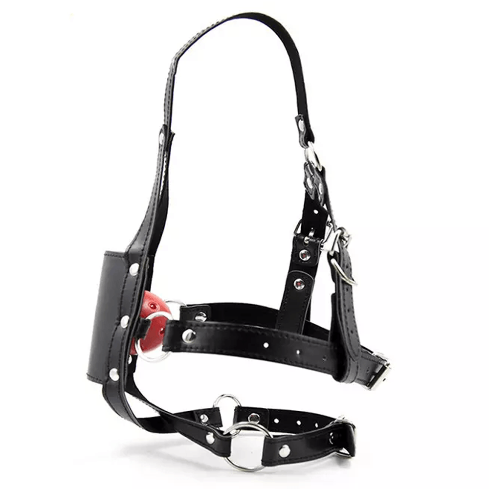 Collared Gimp Mouth Restraint Xoxomoving