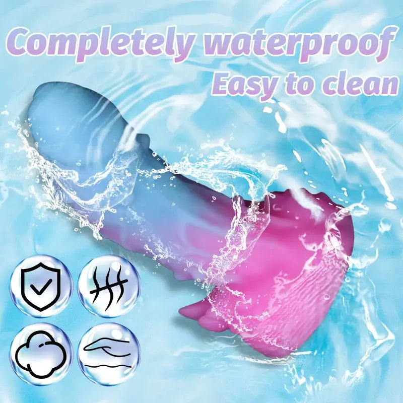 Cosmic Spiked Fantasy Dildo 8 Inches Anesidora