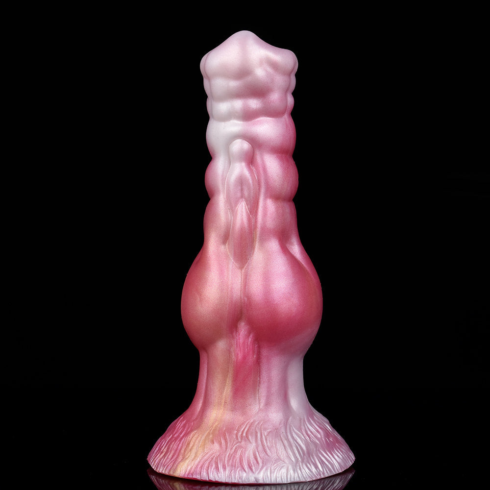 Silicone Knot Fantasy Dog Inflatable Dildo Xoxomoving