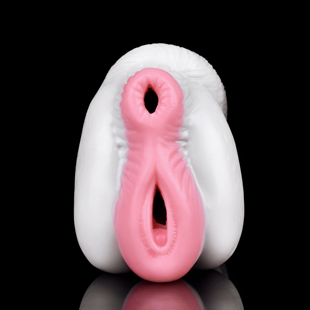 Fantasy Horse Pocket Pussy Male Sex Toy - Pink Vagina Dual Hole Penis Masturbator Xoxomoving