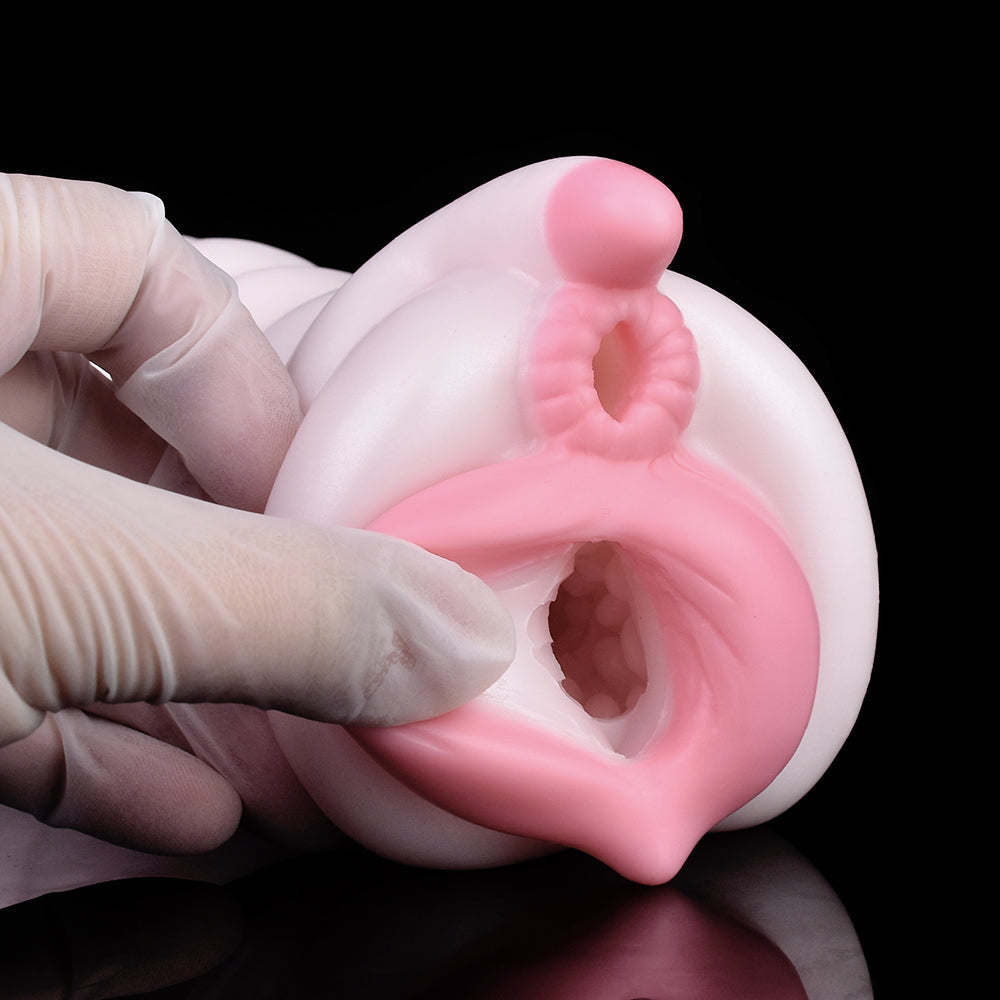 Fantasy Pig Pussy Pocket Masturbator - Pink Realistic Animal Pussies Blowjob Sex Toys for Men Xoxomoving