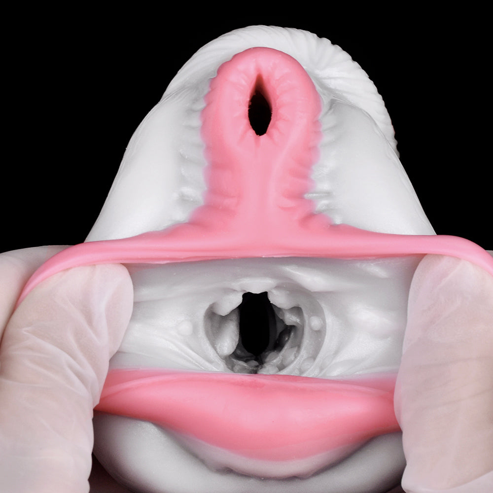 Fantasy Horse Pocket Pussy Male Sex Toy - Pink Vagina Dual Hole Penis Masturbator Xoxomoving