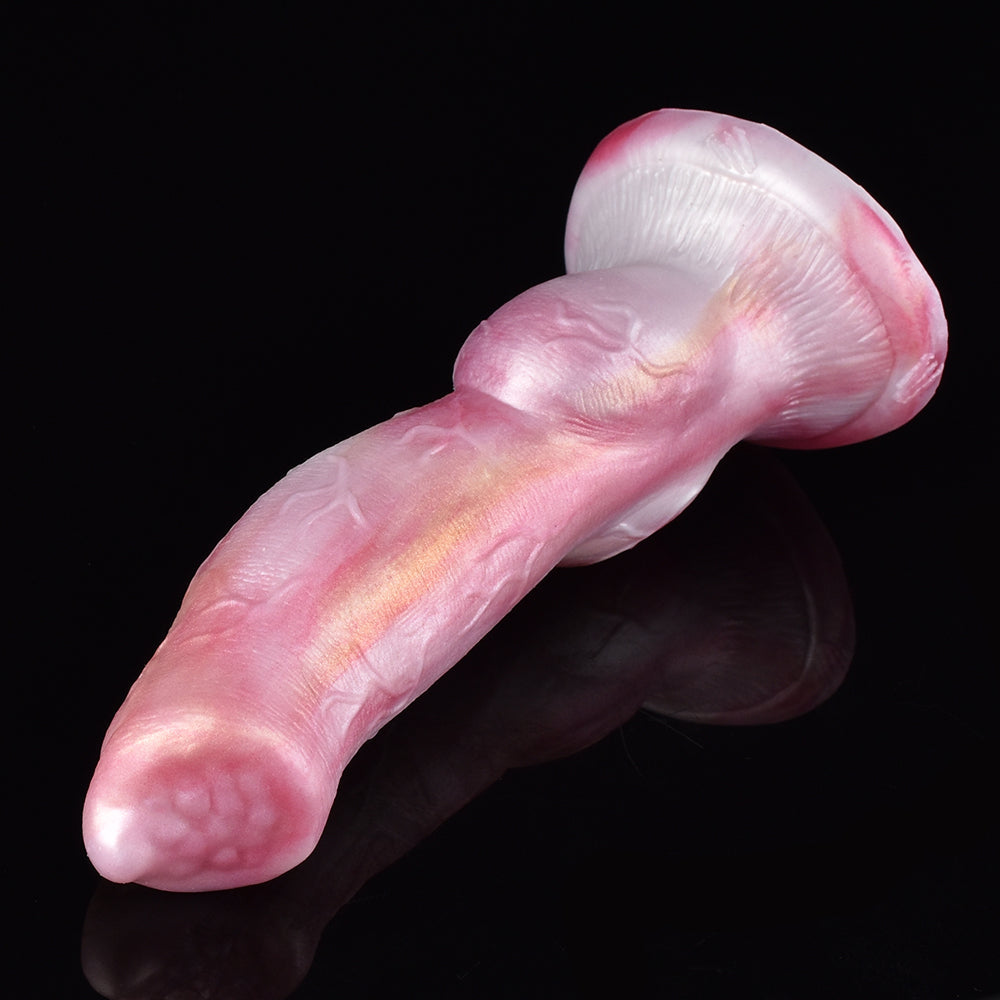 Bulldog 8.7 Inch Pink Inflatable Dildo Xoxomoving