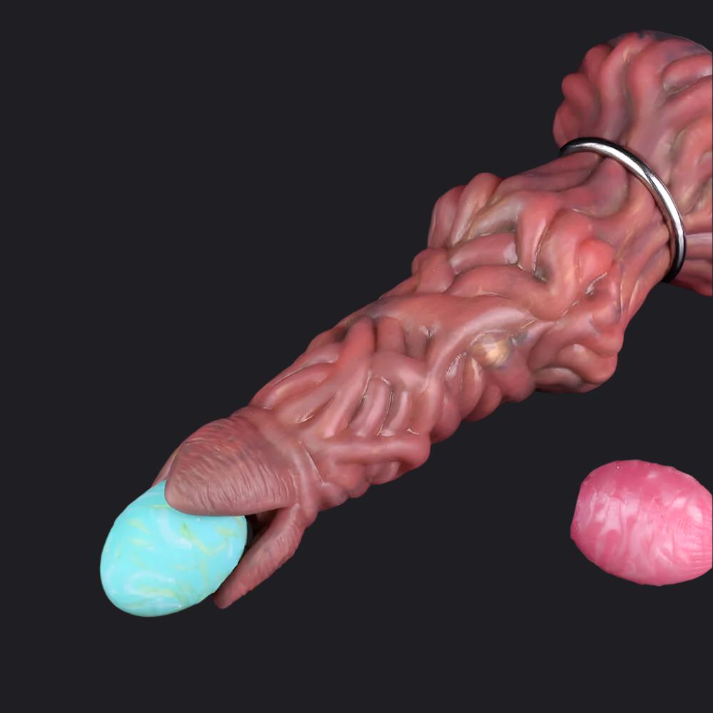 Xoxomoving Egglayer with Pump Alien Fantasy Silicone Toy
