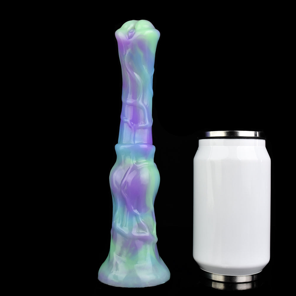 9 Inch Knot Glow In The Dark Horse Dildo Xoxomoving