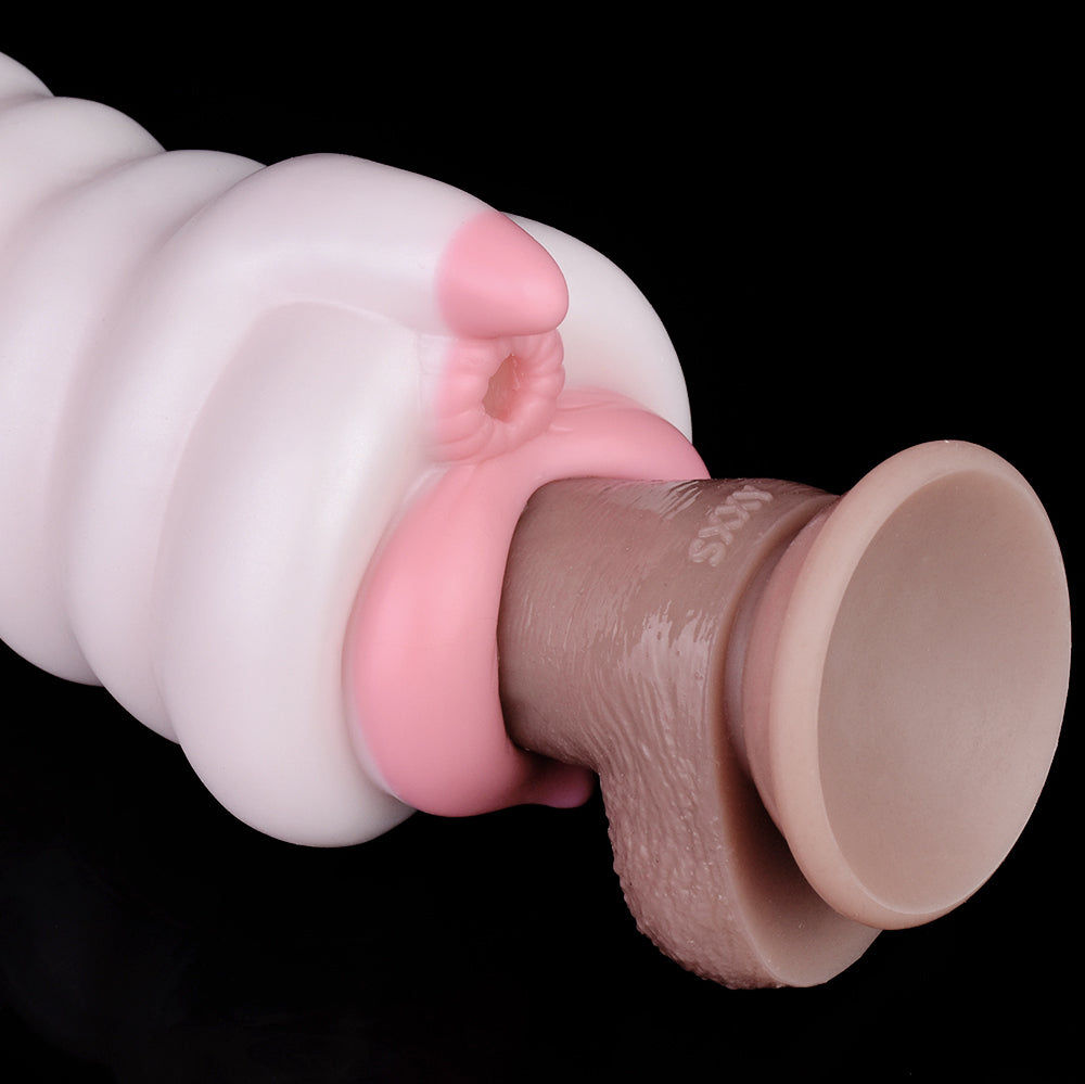 Fantasy Pig Pussy Pocket Masturbator - Pink Realistic Animal Pussies Blowjob Sex Toys for Men Xoxomoving