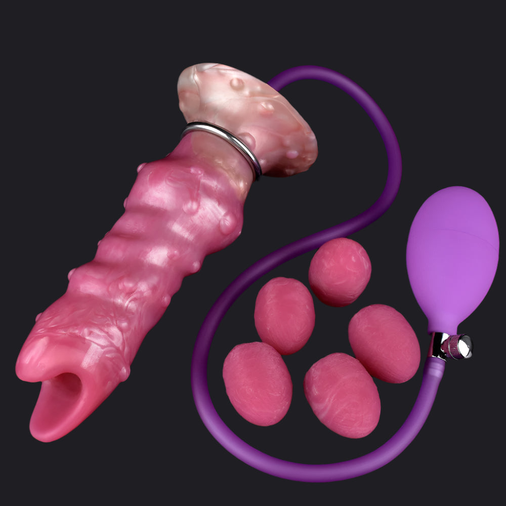 Zhulong Ovipositor Dildo – Spiral Fantasy Silicone Toy Xoxomoving