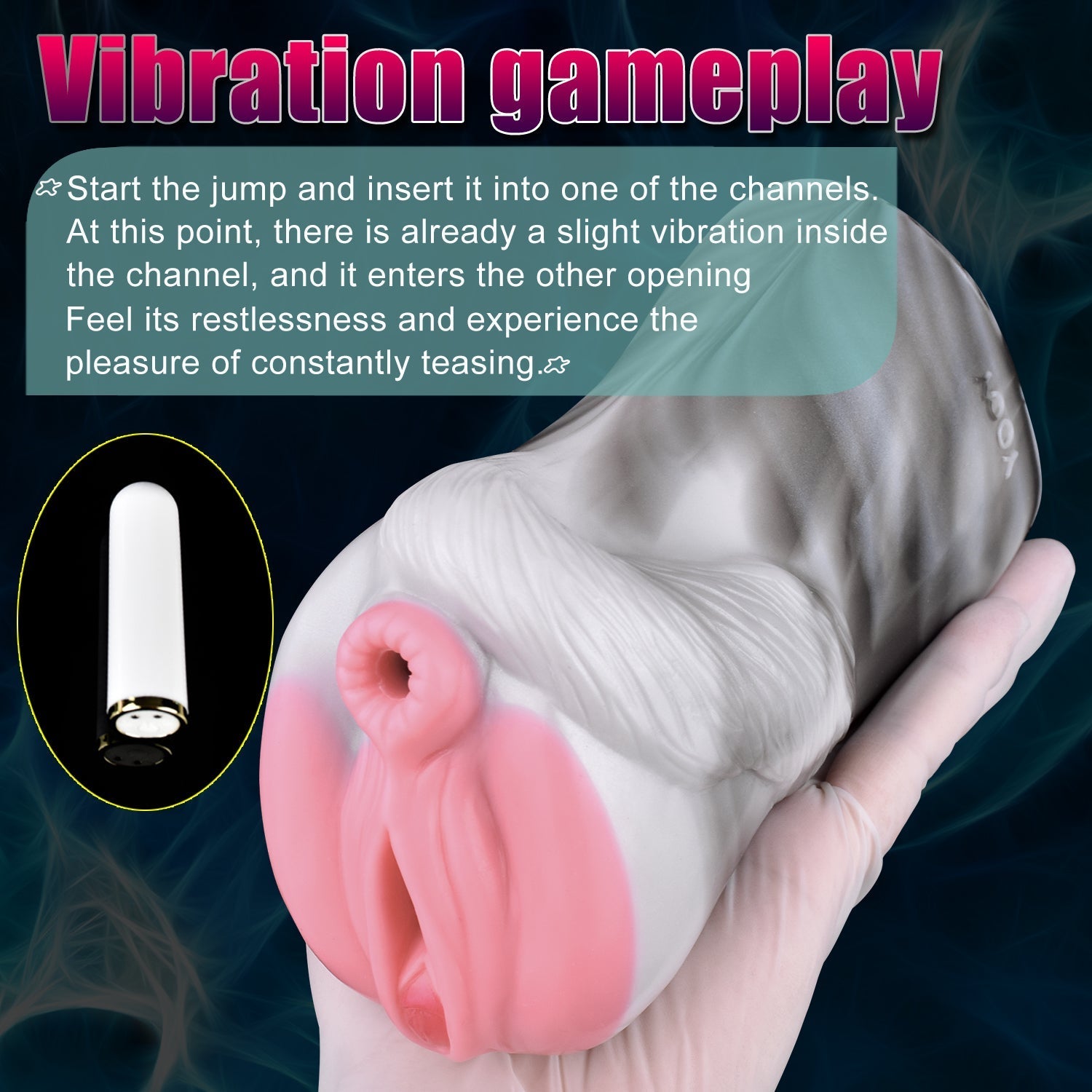 Pink Girl Horse Pussy Pocket Masturbator - Fantasy Animal Pussies Sex Toys for Men Xoxomoving